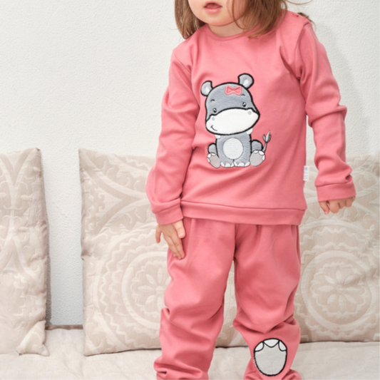 Bebé | Pijama cardado 100% Algodão