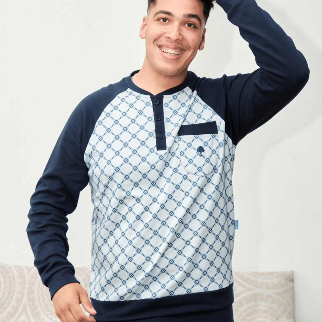 Homem | Pijama Bolso - 100% Algodão - Sonho Renovado