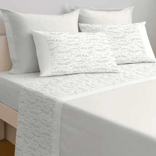 Jogo de Lençóis ASA "Brisa" 100% Algodão – Estilo Minimalista | Fabricado em Portugal - Sonho Renovado