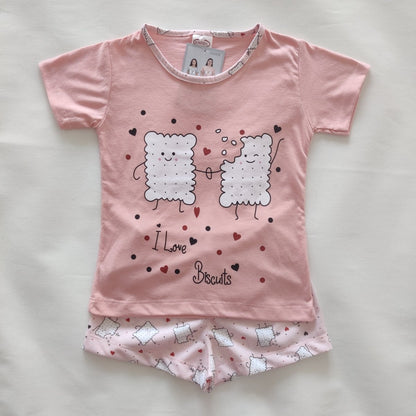 Menina | Pijama Biscoitos da MARBIL - Pijama - Sonho Renovado
