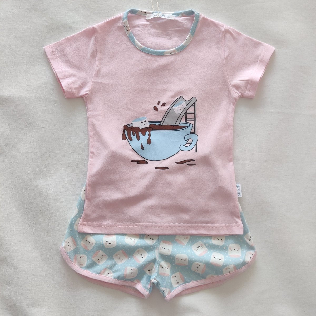 Menina | Pijama Chocolate Quente da MARBIL - Pijama - Sonho Renovado