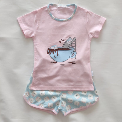 Menina | Pijama Chocolate Quente da MARBIL - Pijama - Sonho Renovado
