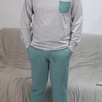 Pijama de Homem Modern Confort – 100% Algodão | Fabricado em Portugal - Sonho Renovado