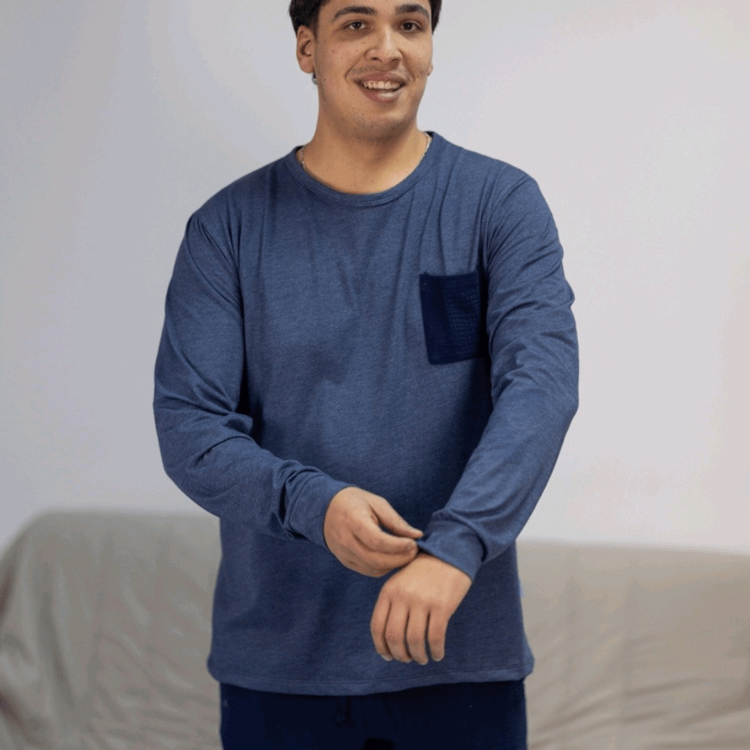 Pijama de Homem Modern Confort – 100% Algodão | Fabricado em Portugal - Sonho Renovado